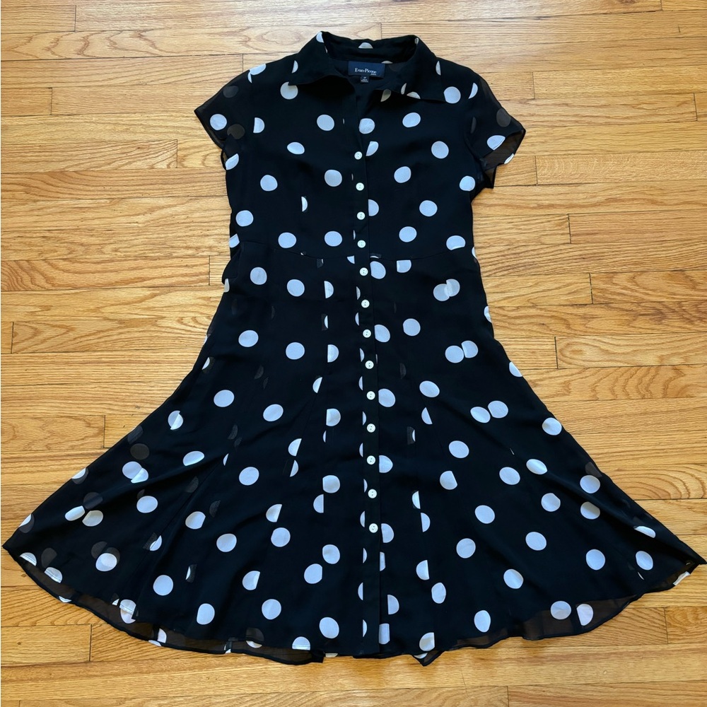 Evan Picone Polka Dot Dress